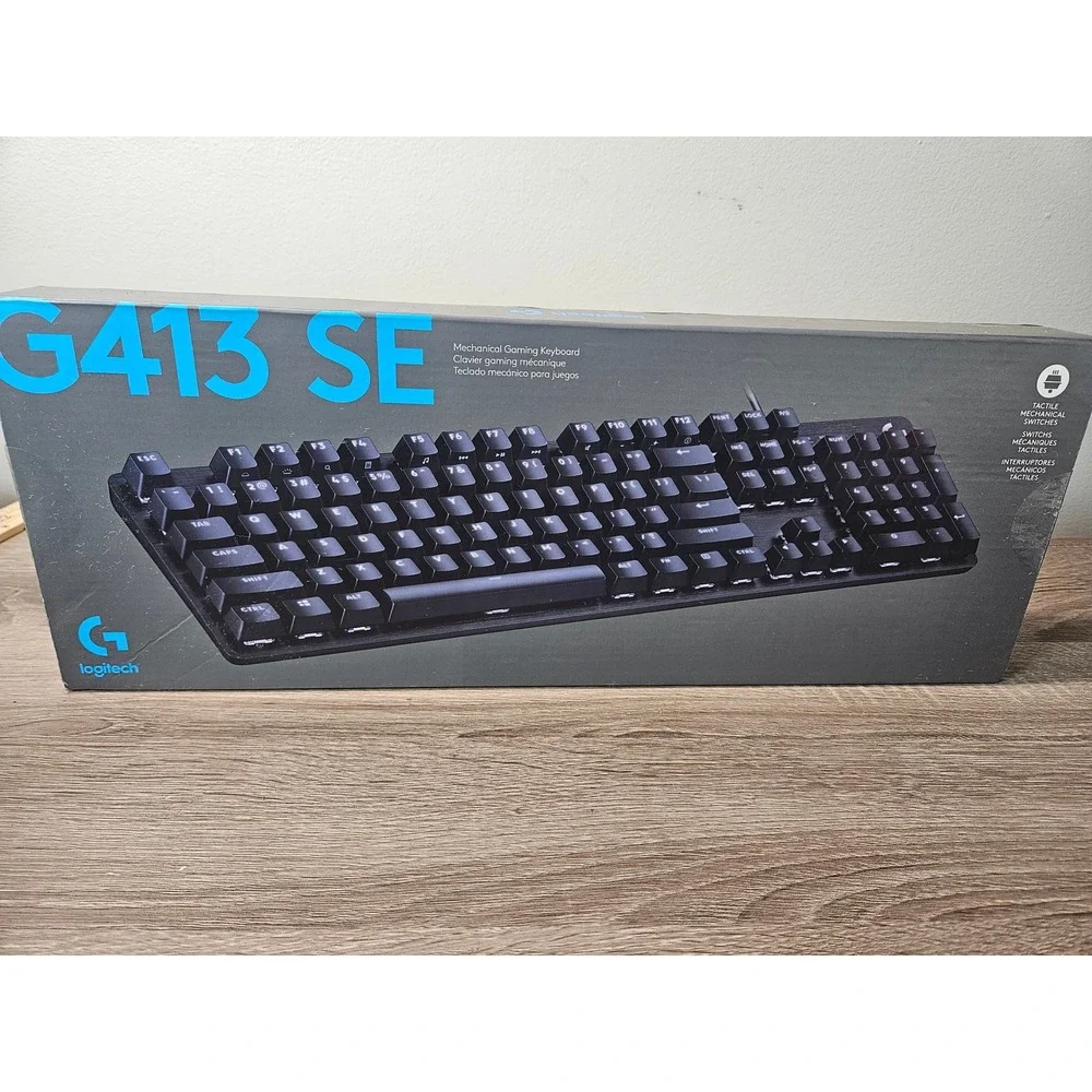 Logitech G413 SE Mechanical Gaming Keyboard Black Tactile Switches PBT Keycaps